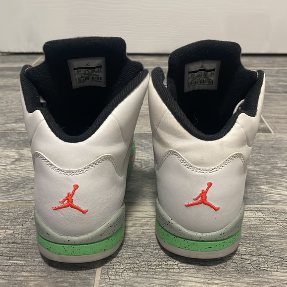 Jordan 5 Retro BP (pink, green and grey) 3Y - Picture 4 of 7
